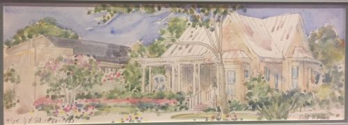 Bright Shawl painting Bright Shawl Tea Room History